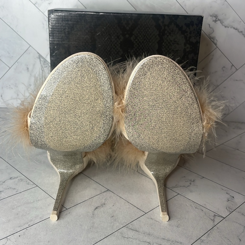 NWT Cape Robbin Womens Nude Drew Heels SIZE 9 - Picture 3 of 6